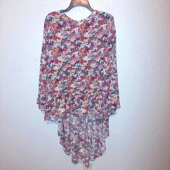 Jodifl High Low Swing Tunic Multi Color Print Size Large - Picture 1 of 8
